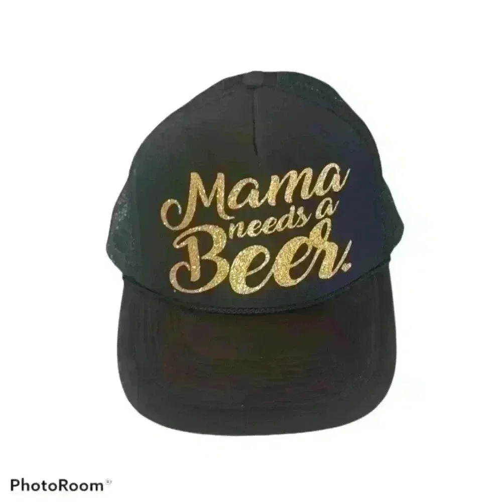Mother Trucker Women's Mama Needs A Beer Hat